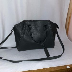Sole Society Leather Satchel with crossbody